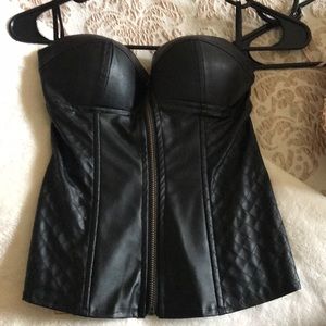 Black corset top